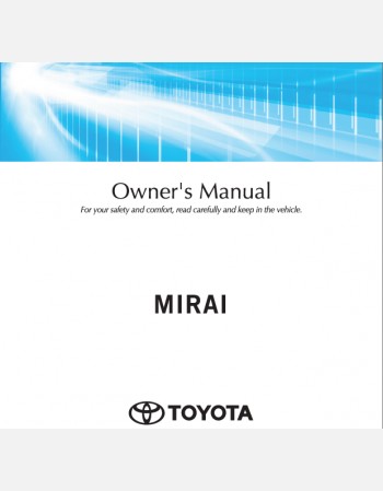 toyota mirai 2022-2023 owners manual lhd& rhd